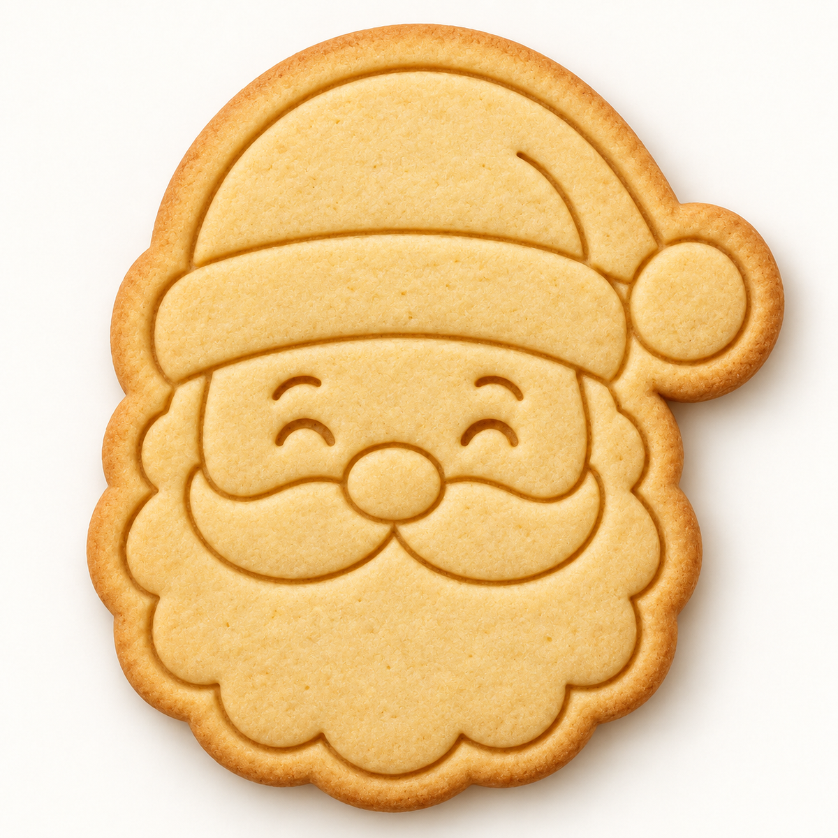 Père Noël - Visage - Emporte-pièce - Moule - Moule à biscuit ou décoration de gâteau