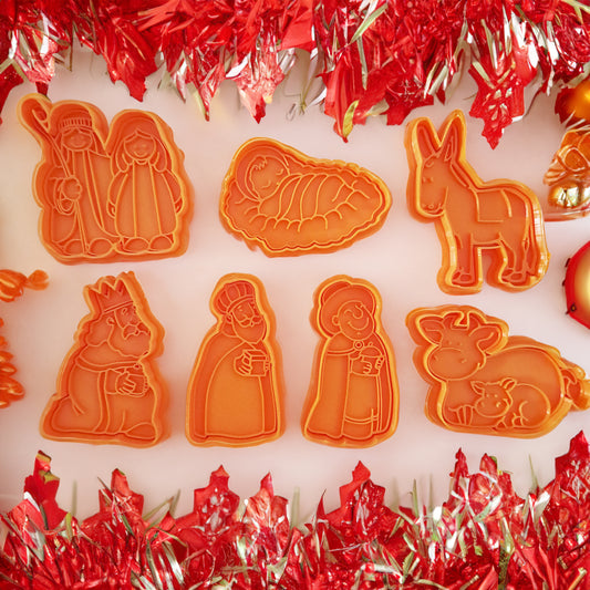 Presepe Natale - Cookies Cutter - Formine - Stampi per biscotti o decorazione torte