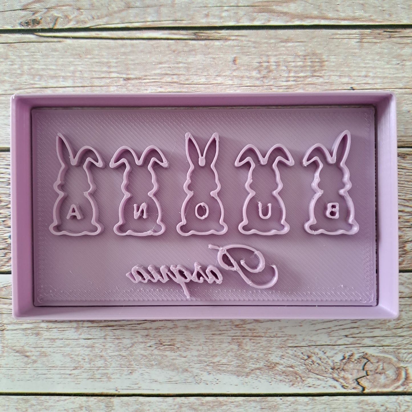 Buona Pasqua con Coniglietti - Pasqua - Cookies cutter - Tagliabiscotti per decorazione biscotti o decorazioni in cake design