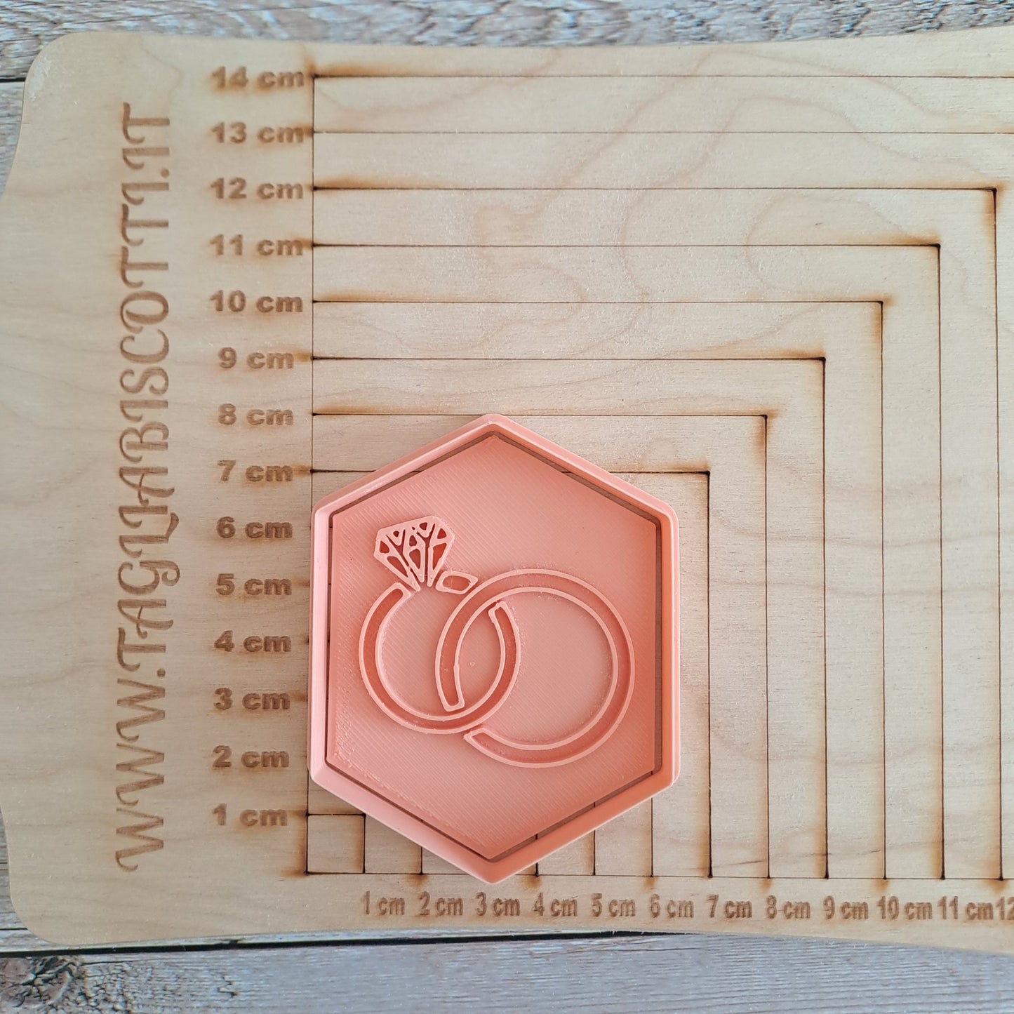 Tagliabiscotti Set Sposi mod.1 - Biscotti Matrimonio - Formina - Cookies cutter per biscotti nuziali