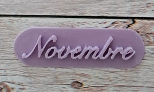 Stampo Calendario per data matrimonio con mese - Matrimonio - Formina - Cookies cutter per biscotti nuziali