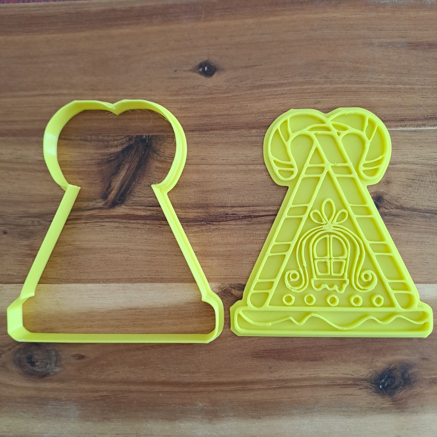 Casetta natalizia mod.3 - cookies cutter - formina - stampo - tagliabiscotti - 10 cm