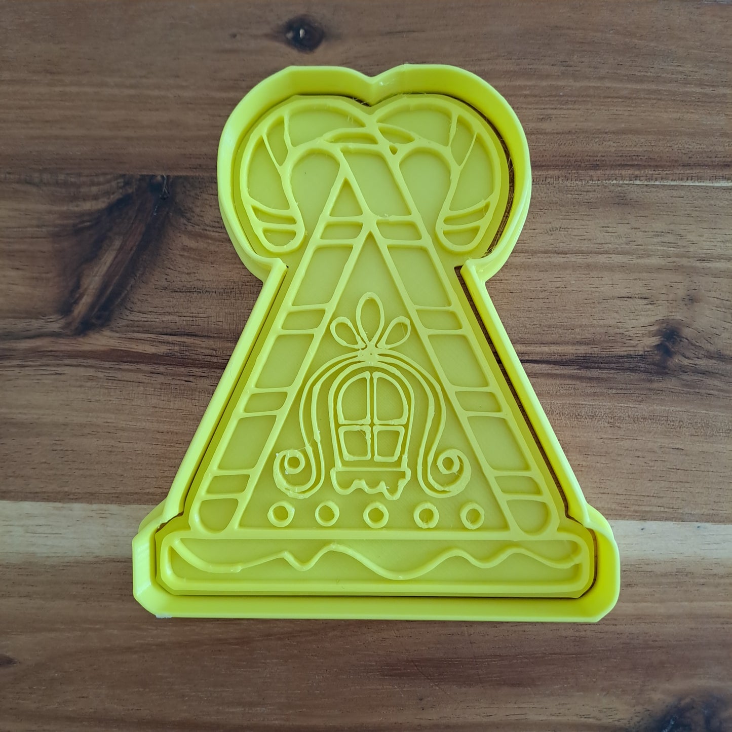 Casetta natalizia mod.3 - cookies cutter - formina - stampo - tagliabiscotti - 10 cm