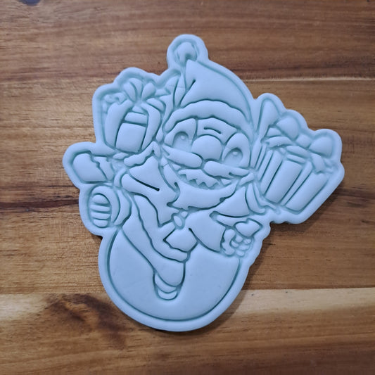 Stitc versione natalizia Mod.1 - alieno - Natale - Cookies Cutter - Formina - Stampo