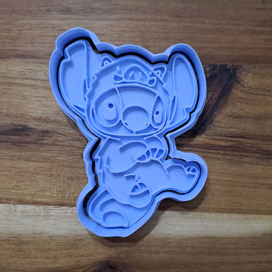 Stitc versione natalizia Mod.5 - Disney - Natale - Cookies Cutter - Formina - Stampo