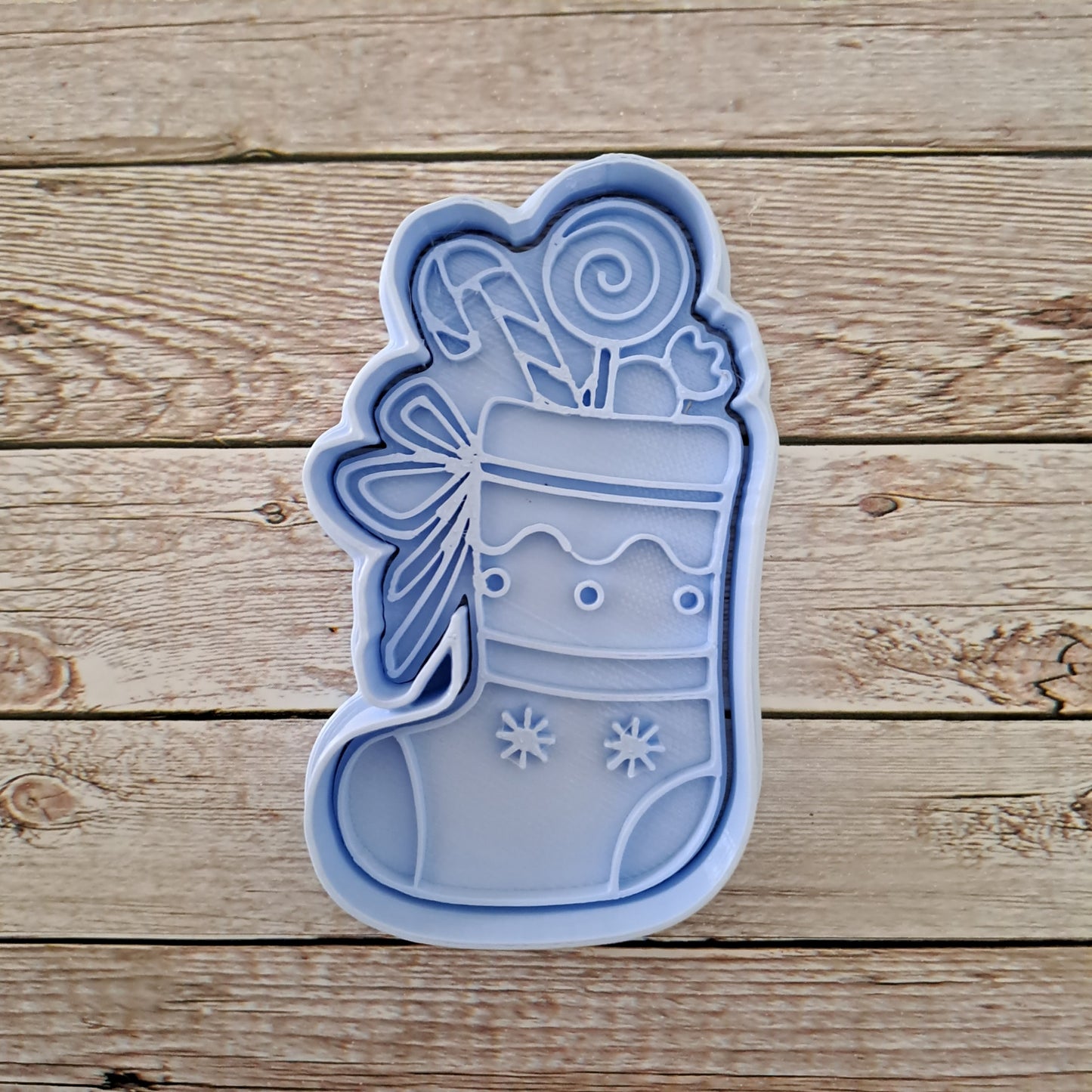 Tagliabiscotti Calza Mod2 - Befana - Epifania - Cookies Cutter - Formina - Stampo per biscotti o decorazione torte