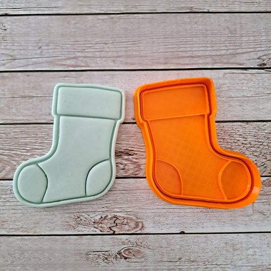 Tagliabiscotti Calza Mod4 - Befana - Epifania - Cookies Cutter - Formina - Stampo per biscotti o decorazione torte