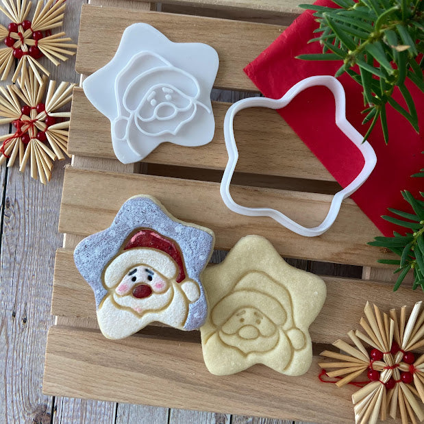 Set stelle Natale - Cookies Cutter - Formina - Stampo per biscotti o decorazione torte
