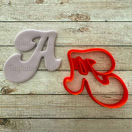 Cutter Lettere Alfabeto Elegante Mod.5 - Lettere 8 CM (media)- Tagliabiscotti