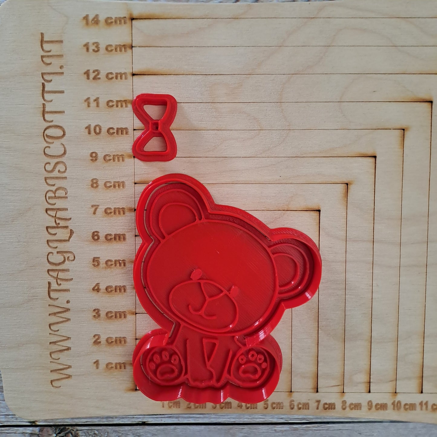 Teddy Bear Mod.3 - Emporte-pièce - Moule pour décorer des biscuits ou des gâteaux