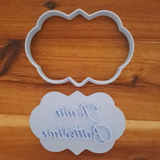 Mon Baptême - Écrit en Cursive - Naissance - Sacrements - Emporte-pièce - Forme - Moule