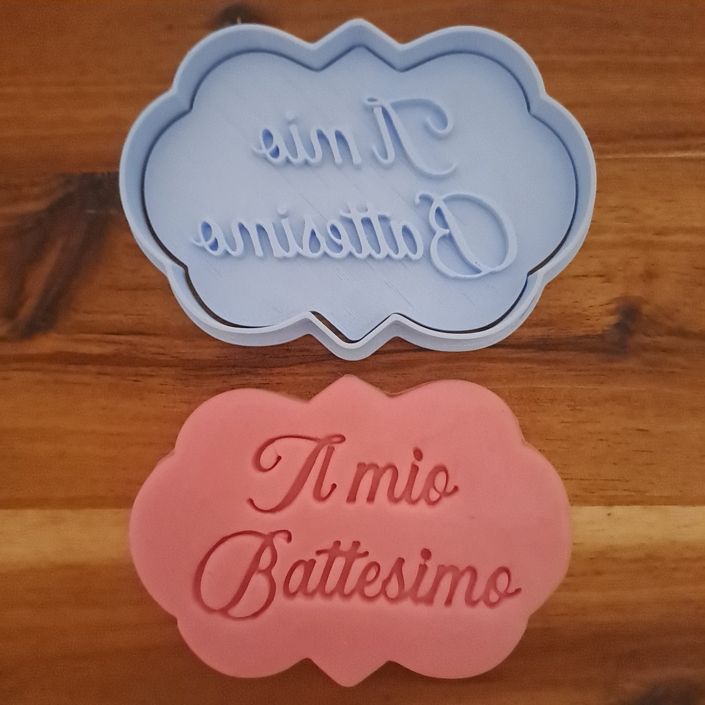 Mon Baptême - Écrit en Cursive - Naissance - Sacrements - Emporte-pièce - Forme - Moule