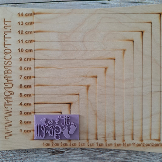 It's a Girl mod.1 - timbre - Révélation du genre - Nouveau-né - Emporte-pièce - Emporte-pièce