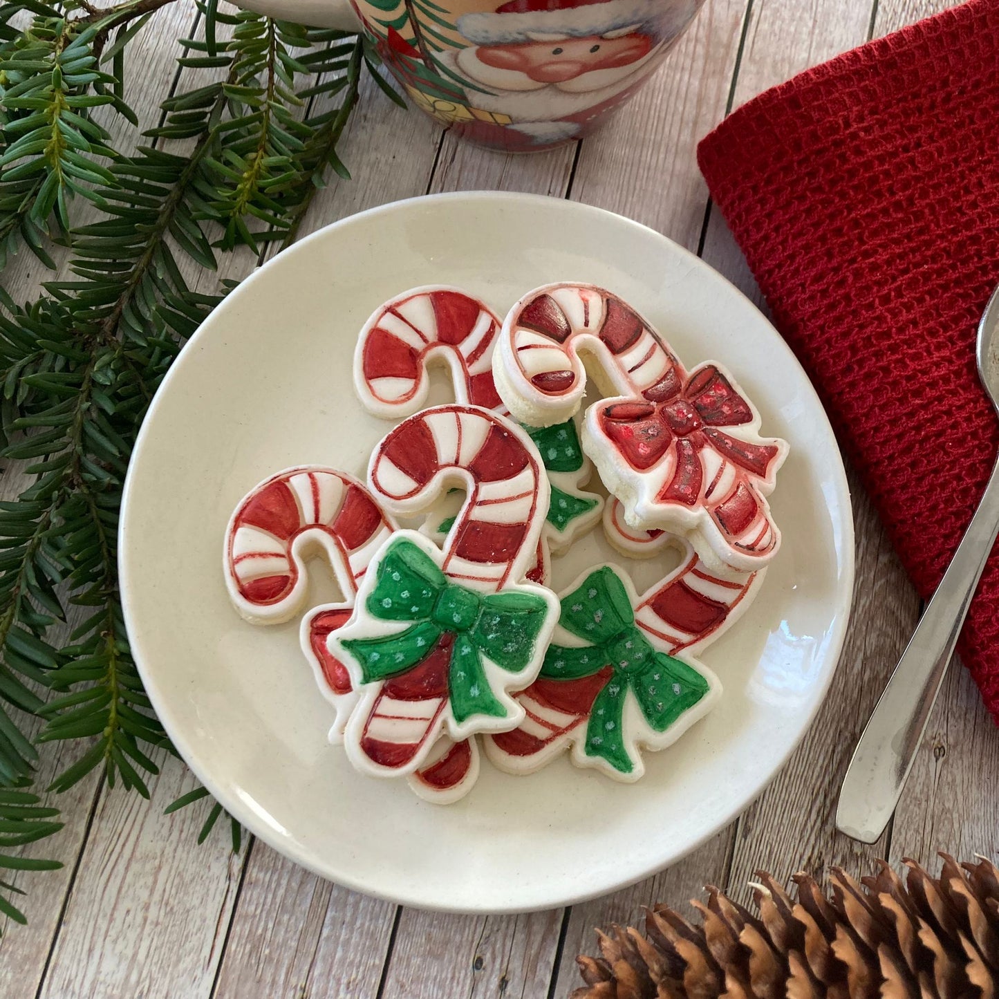 Candy cane Mod.1 - Cookies Cutter - Formina - Mold for biscuits or cake decoration
