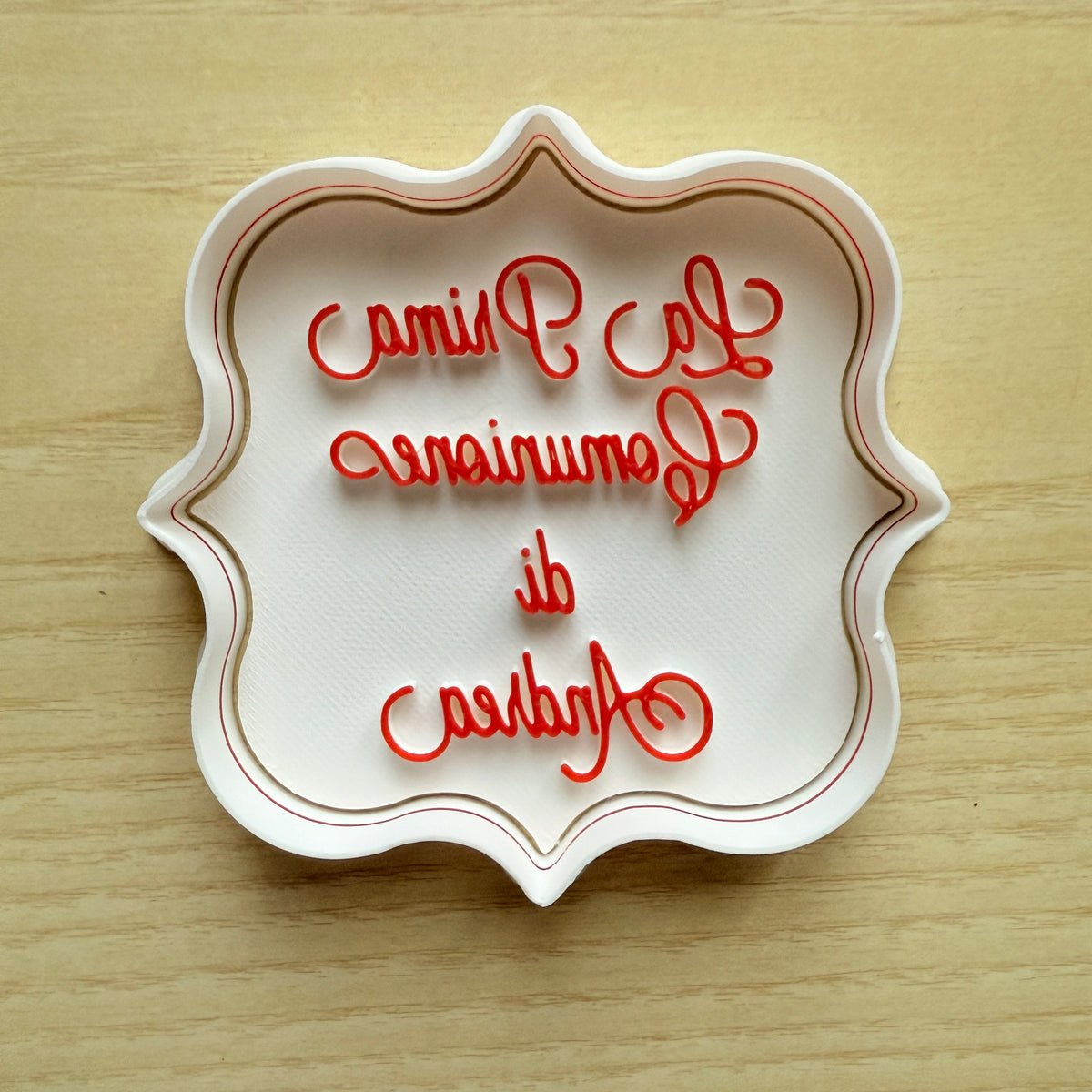 Primera Comunión con nombre personalizado - Cookies Cutter - Molde para galletas o decoraciones de pasta de goma.