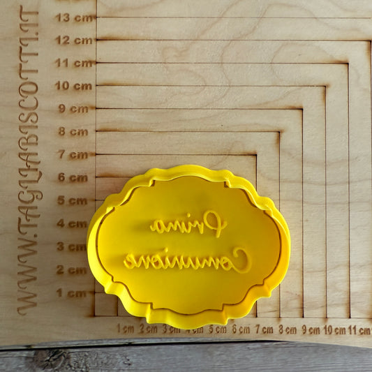 Prima Comunione - Cookies Cutter - Stampo per biscotti o decorazioni in pasta di zucchero