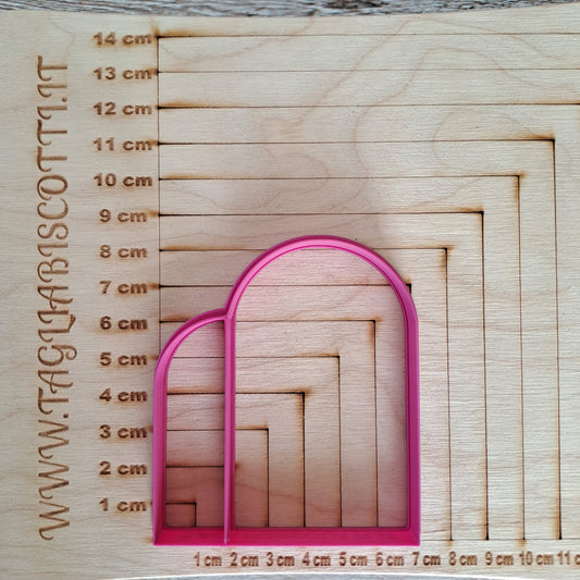 Wavy arched frame - Cookie cutter - Cookie cutters from 6cm to 10cm