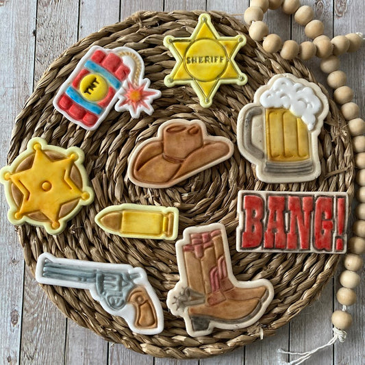 Cowboy - Tagliabiscotti - Cookie Cutter - Timbri - Formina -Far West