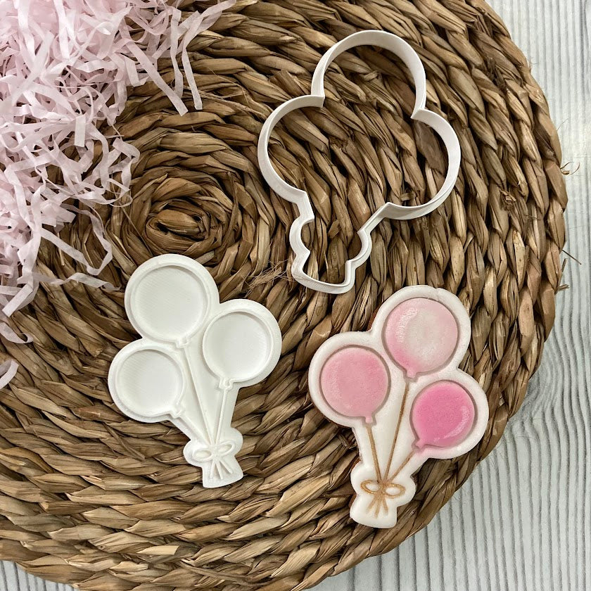Tagliabiscotti compleanno - candeline - palloncini - happy birthday - torta - Formine - Cookies - festa