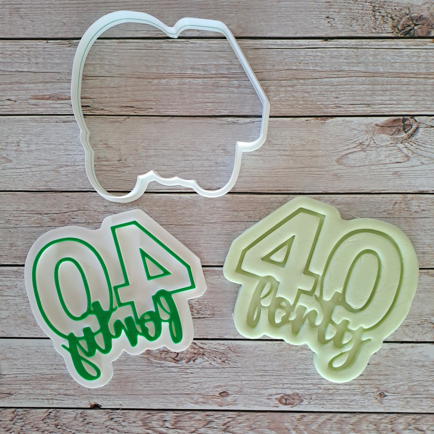 Cookies Cutter Compleanno da 1 a 100 anni con scritta in inglese - Compleanno - Formina - Cookies cutter Tagliabiscotti