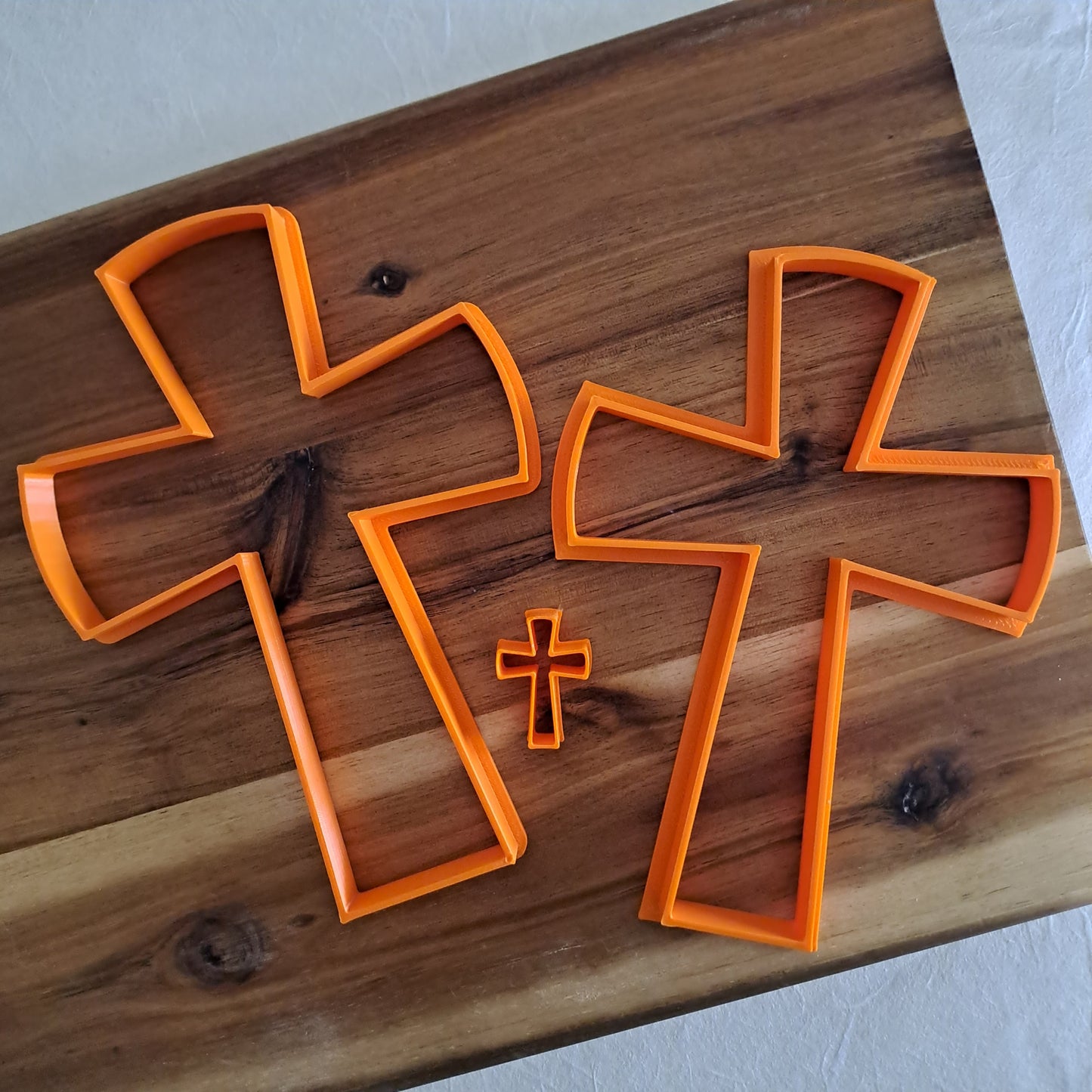 Cristo crucificado en 3 piezas - Cruz 3D - Comunión - Confirmación - Religión - 14 cm