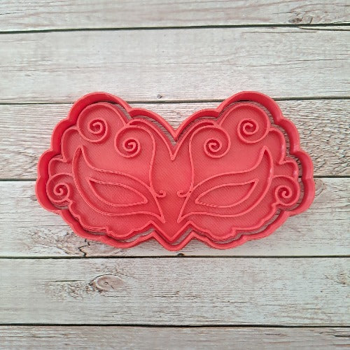 Maschera di Carnevale Mod.3 - Cookies Cutter - Tagliabiscotti per dolci di carnevale - Biscotti