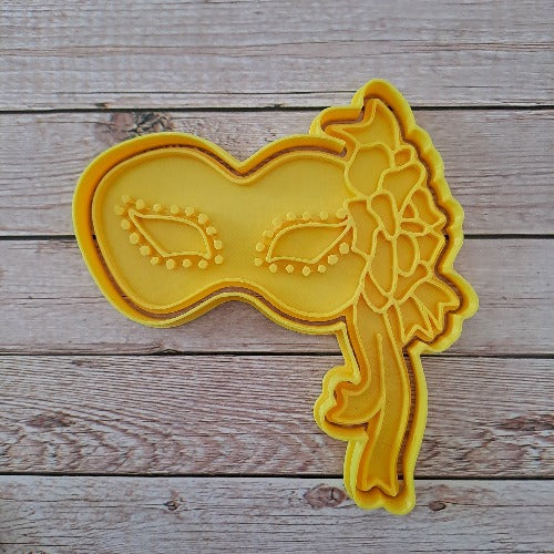 Maschera di Carnevale Mod.4 - Cookies Cutter - Tagliabiscotti per dolci di carnevale - Biscotti