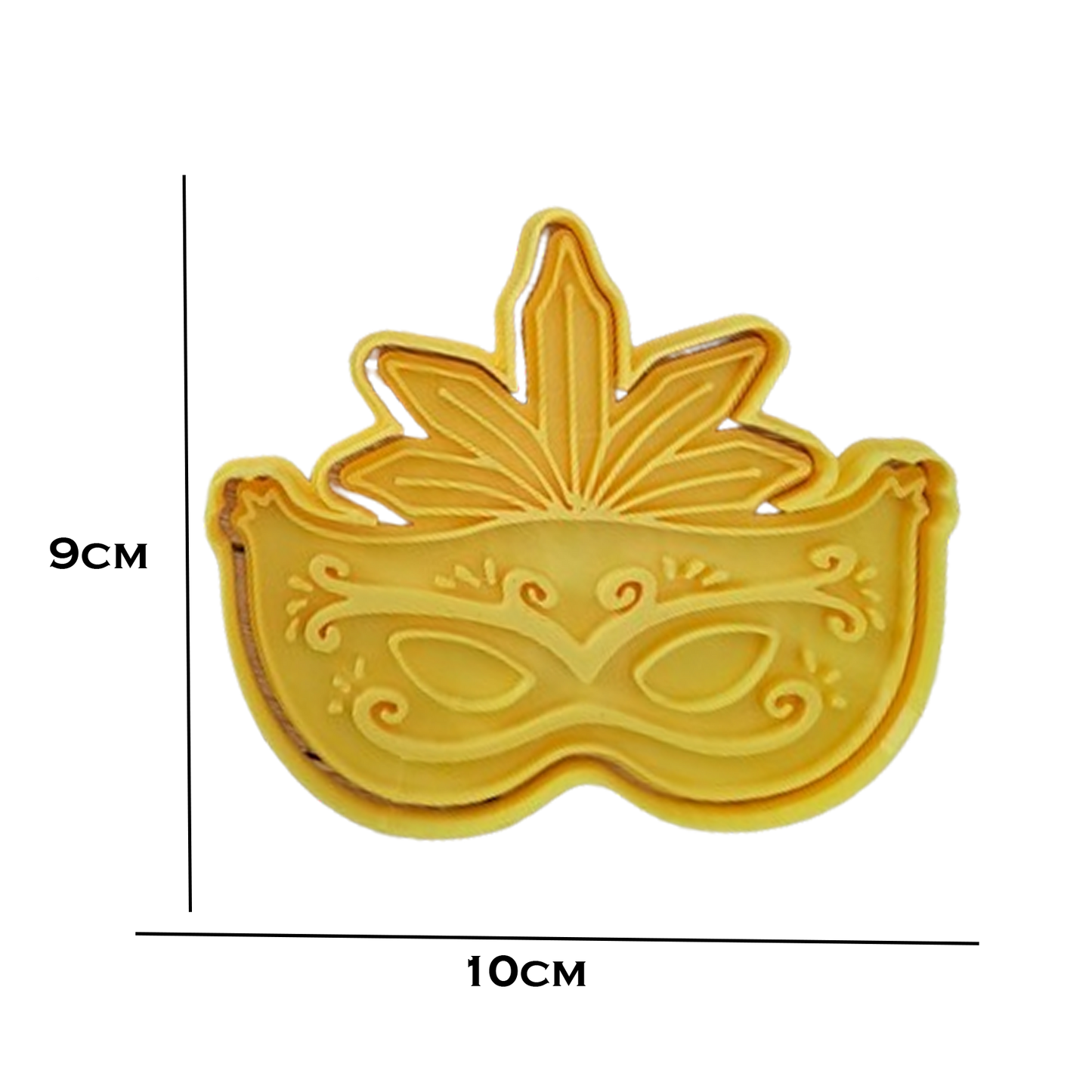 Set Maschere di Carnevale - Cookies Cutter - Tagliabiscotti per dolci di carnevale - Biscotti