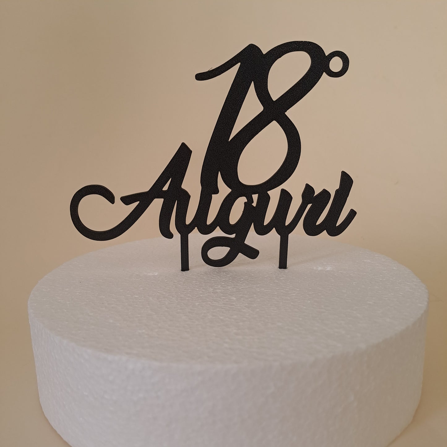 Cake Topper 18 Anni - Disciottesimo - 15cm