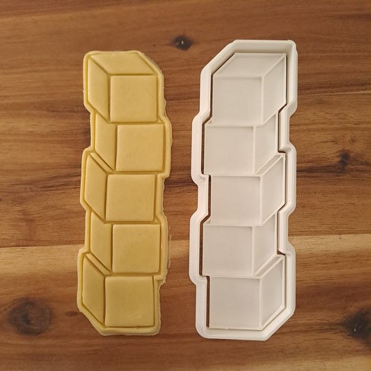 Cubo - Cubi Sovrapposti - Forme geometriche - Cookies cutter - Tagliabiscotti