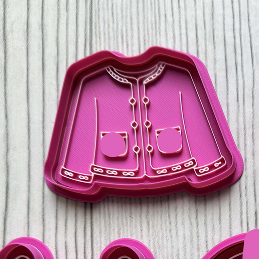 Cookie Cutter Moda CC Elegante – Borsa, Scarpe, Profumo e Accessori Glamour 8cm