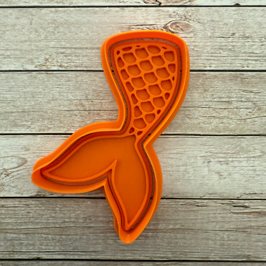 Tagliabiscotti Coda Sirena Mod.1 - Mare - Cookies cutter - Formina