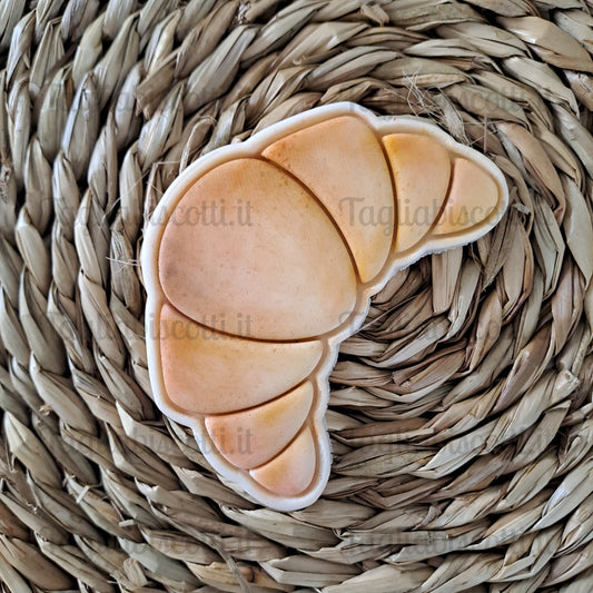 Cornetto / Croissant - Cookies Cutter - Tagliabiscotti - Tema Colazione