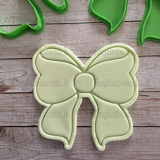 Tagliabiscotti Fiocco aperto - Nascita - Battesimo - New Born - Cookies Cutter - stampo
