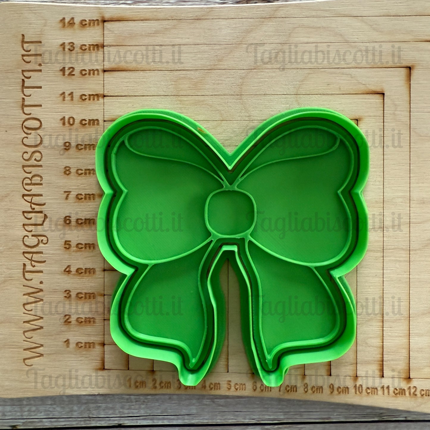 Tagliabiscotti Fiocco aperto - Nascita - Battesimo - New Born - Cookies Cutter - stampo