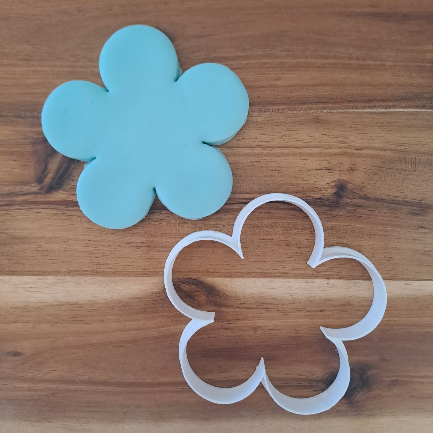 Cutter Cornice Fiore Mod.4 - Dimensioni da 4cm a 20cm - Altezza 1cm - Cookies Cutter - Formina - Stampo