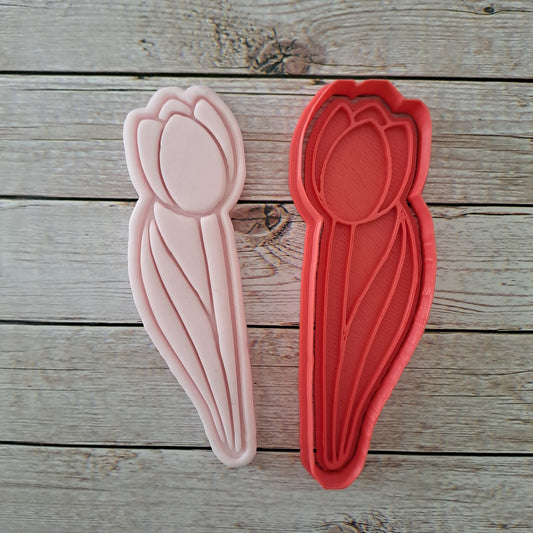 Tulipe mod.1 - Fleur - Emporte-pièce - Emporte-pièce ou gâteau - 10cm