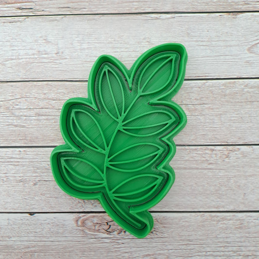 Brin avec des feuilles - Emporte-pièce - Emporte-pièce ou décoration de gâteau