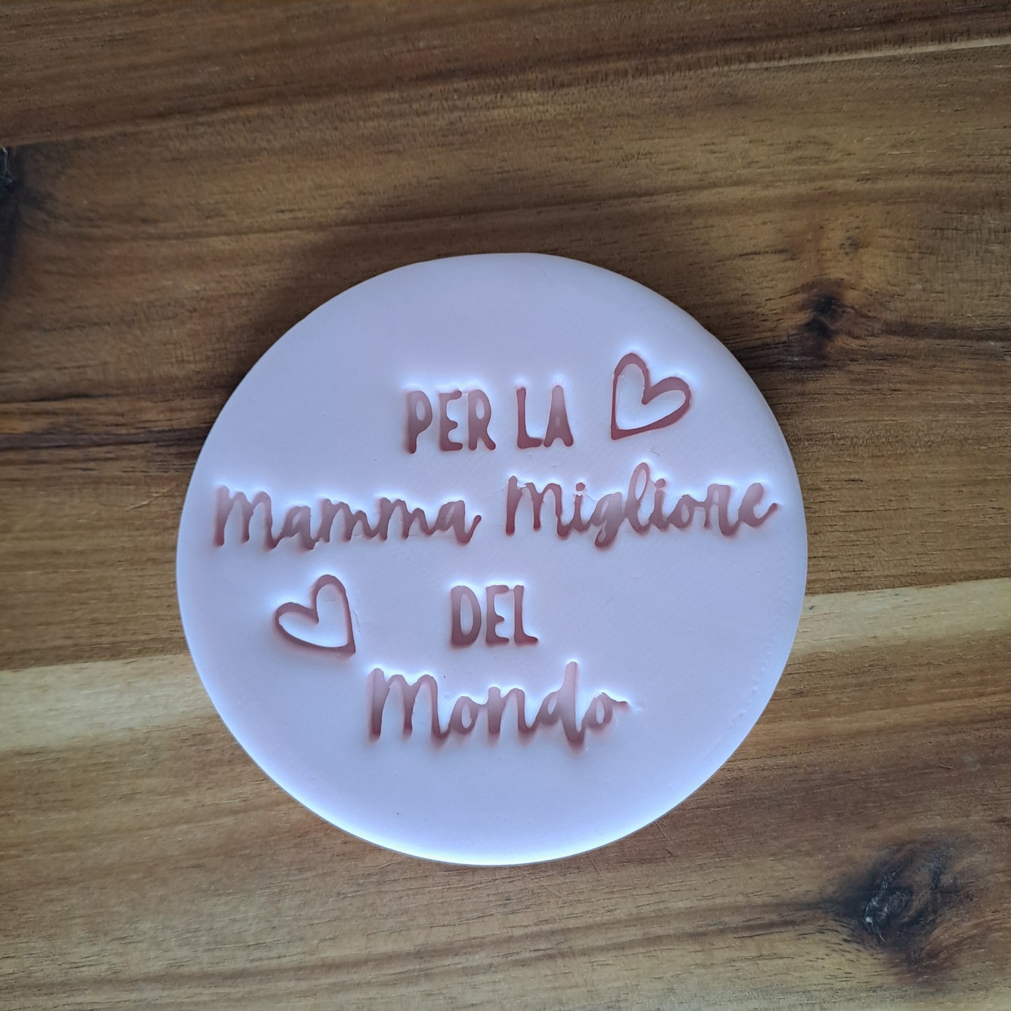 Mamma Migliore del Mondo! - Festa della Mamma - Cookies Cutter - Formina per biscotti o decorazioni torte