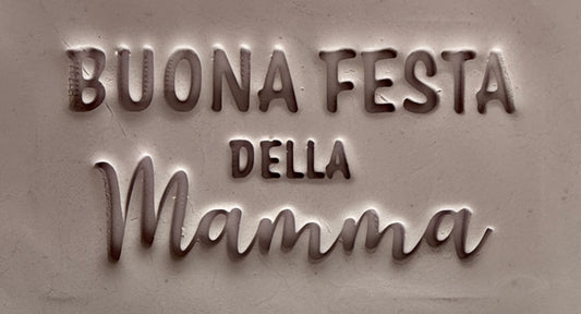 Buona festa della mamma - timbro - Formina / Stampo per biscotti o decorazione dolci da 6 a 12cm