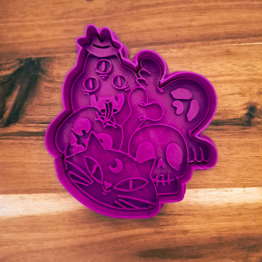 Mostri - Halloween - Cookies cutter - Formina - Stampo per biscotti o decorazioni in pasta di zucchero per cake design