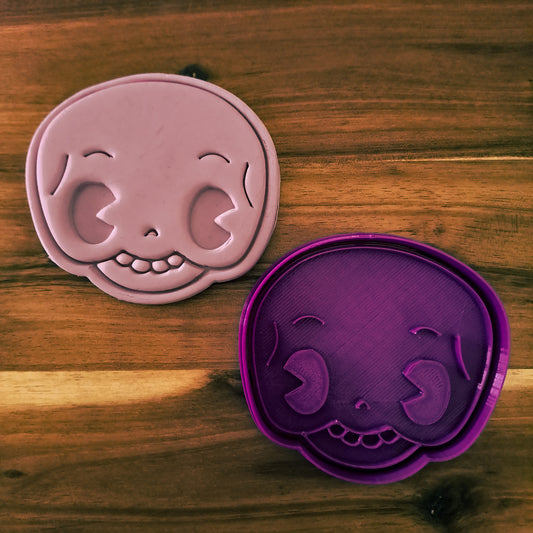 Teschio - Halloween - Cookies cutter - Formina - Stampo per biscotti o decorazioni in pasta di zucchero per cake design