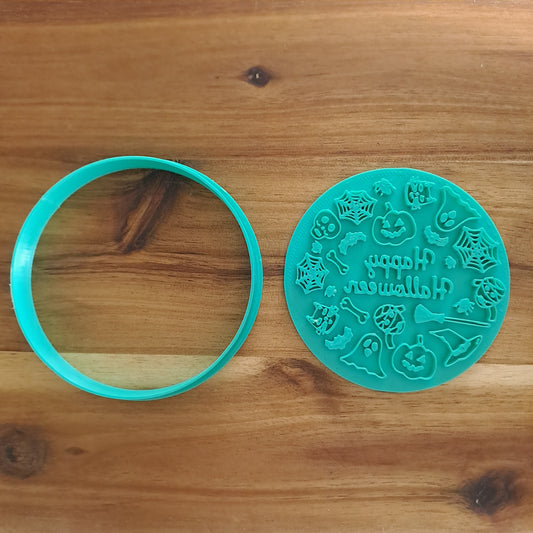 Happy Halloween - Cookies cutter - Formina - Stampo per pasta di zucchero