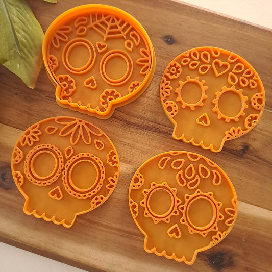 Teschio Messicano Halloween - Cookies cutter - Formina - Stampo per pasta di zucchero