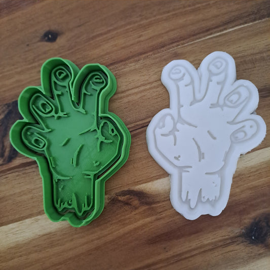 Braccio Zombie Mod.2 - Halloween - Cookies cutter - Formina - Stampo per biscotti o decorazioni in pasta di zucchero per cake design