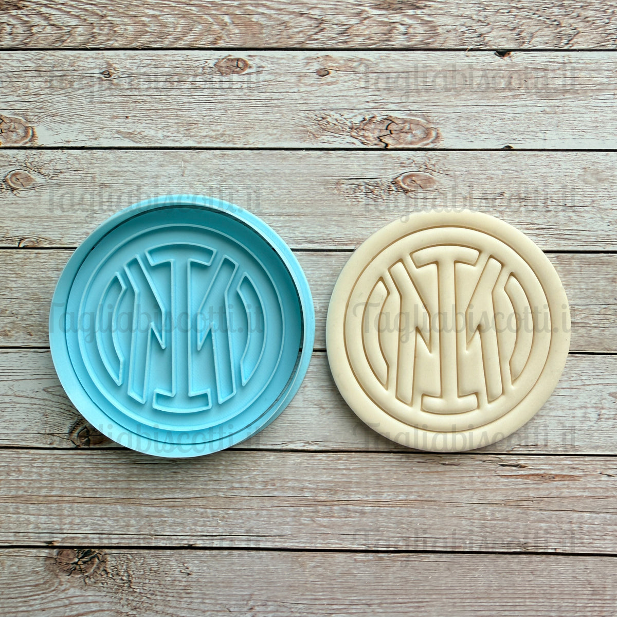 Tagliabiscotti Inter calcio - Stemma logo squadra di Calcio - Cookies cutter