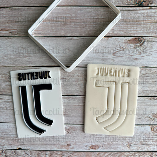 Tagliabiscotti Juventus calcio - Stemma logo squadra di Calcio - Cookies cutter