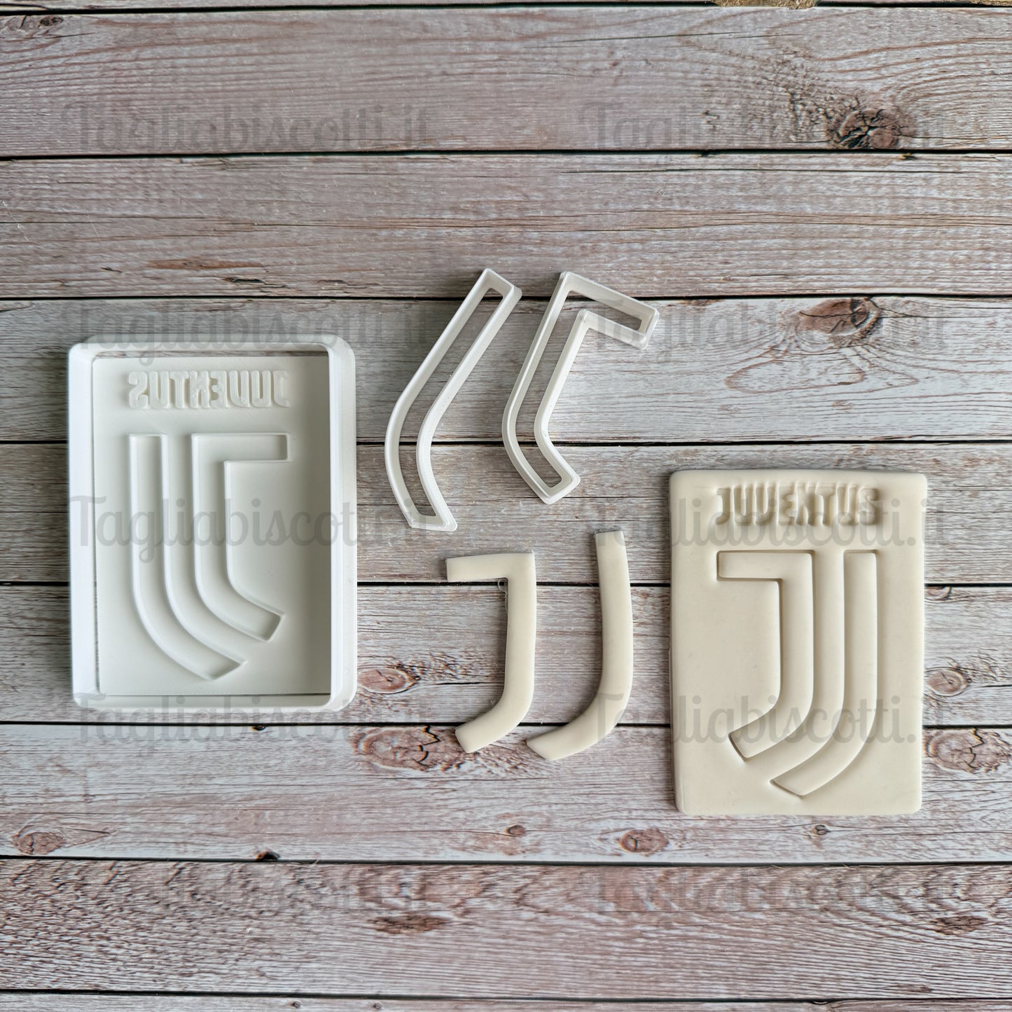 Tagliabiscotti Juventus calcio - Stemma logo squadra di Calcio - Cookies cutter