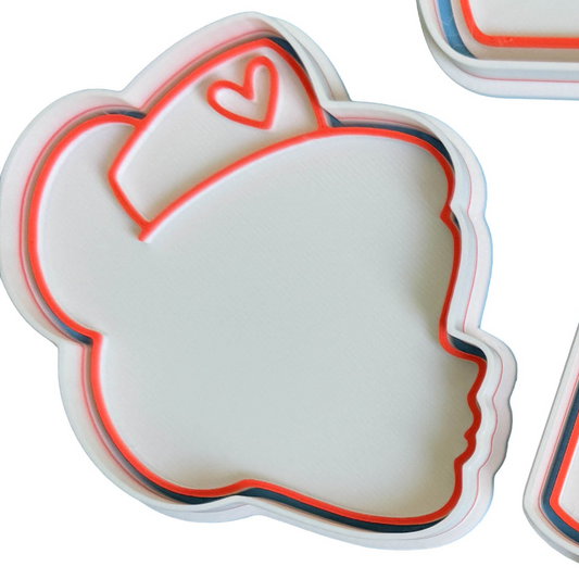 Set Tagliabiscotti Medicina Mod.1 – Infermiera, Dottore e Accessori - cookies cutter