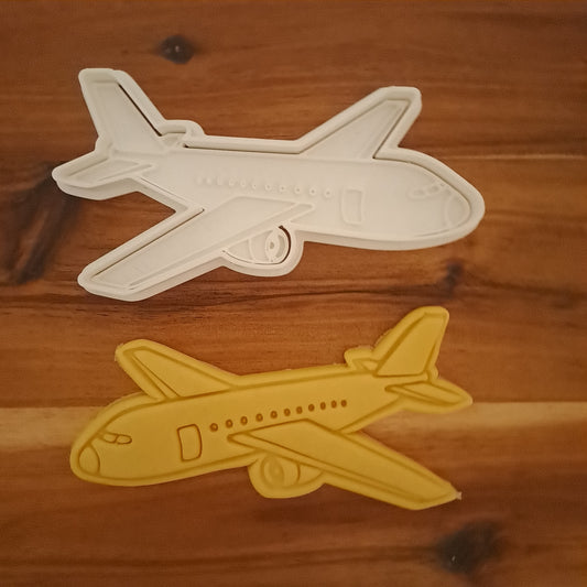 Aeroplano Passeggeri Mod.1 - Cookies Cutter - Formina - Stampo - 10cm